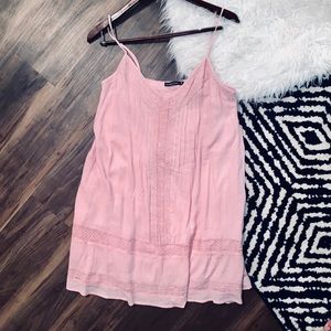 Pink Spaghetti Strap Dress